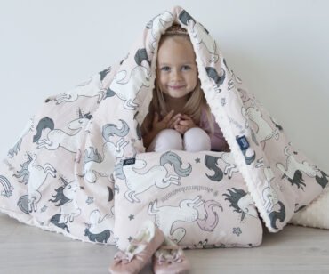 Παιδική Κουβέρτα (Μ) Fly Me To The Moon Nude - Ecru La Millou