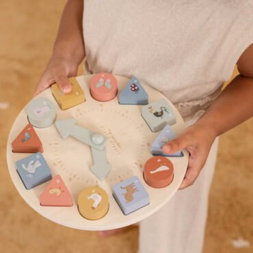 Ξύλινο Παζλ Ρολόι Little Dutch