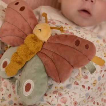 Υφασμάτινη Πεταλούδα Δραστηριοτήτων - Flowers & Butterflies Little Dutch