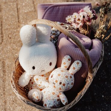 Υφασμάτινο Κουκλάκι Miffy Vintage Little Flowers All Over 25cm Little Dutch