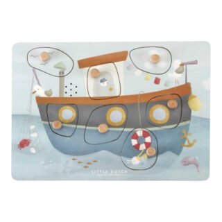 Ξύλινο Παζλ Με Ήχους Sailors Bay - Little Dutch