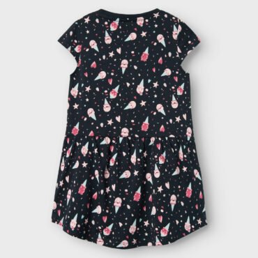 Παιδικό Φόρεμα Σκούρο Μπλε Με Παγωτά Icecream Name it