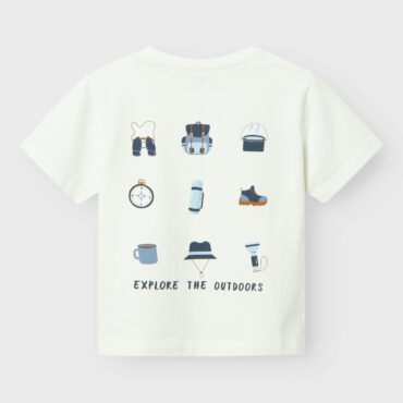 Παιδική Κοντομάνικη Μπλούζα Explore The Outdoors Name it