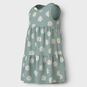 Παιδικό Φόρεμα Με Μαργαρίτες Silt Green Name it