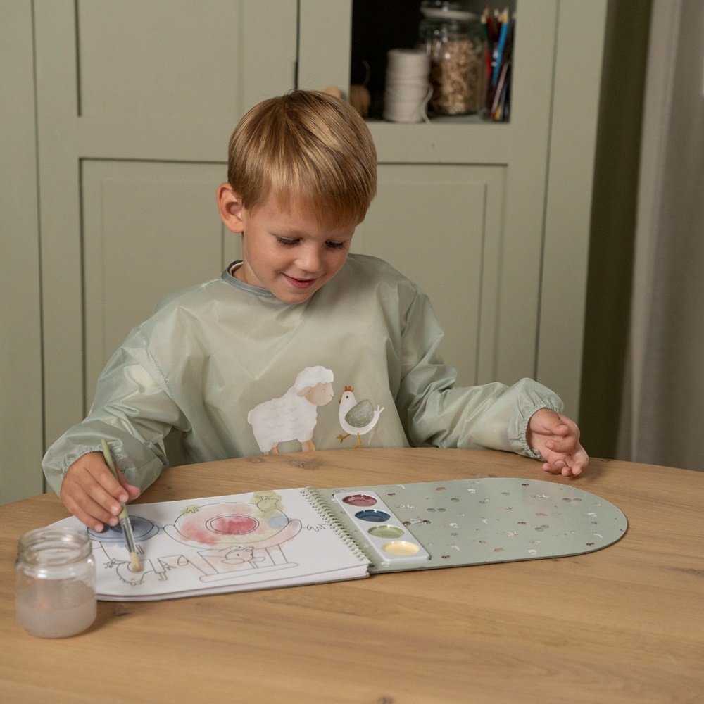 Μπλουζάκι-ποδιά ζωγραφικής Little Farm Little Dutch