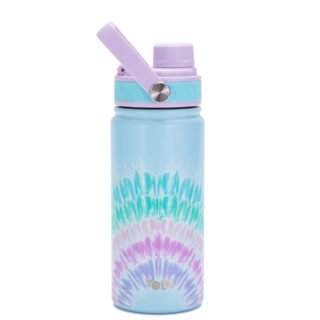 Μεταλλικός Θερμός Με Λαβή Rainbow Tie Dye 500ml YOLO