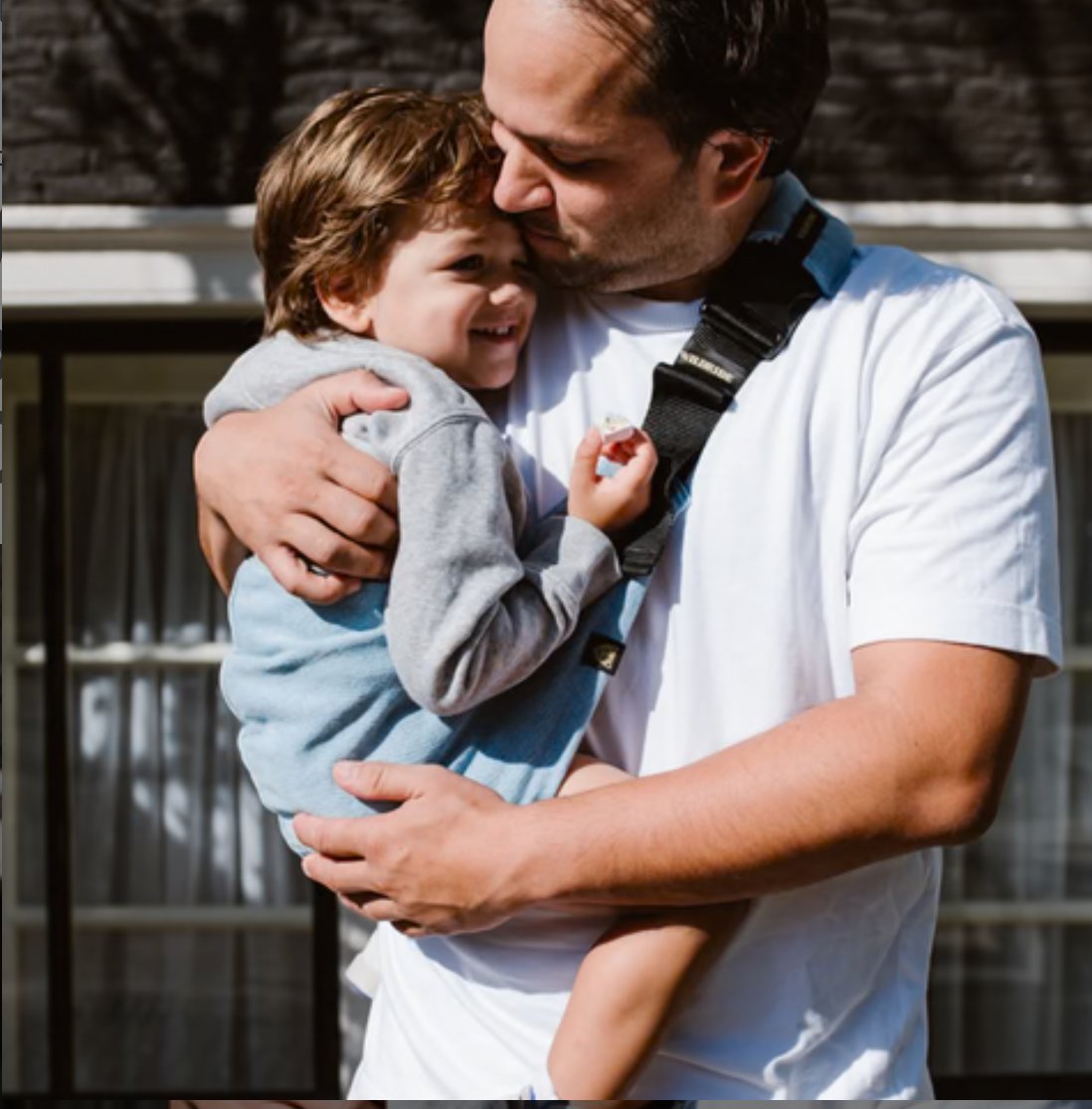 WILDRIDE. Μάρσιπος αγκαλιάς για νήπια Denim - Image 2