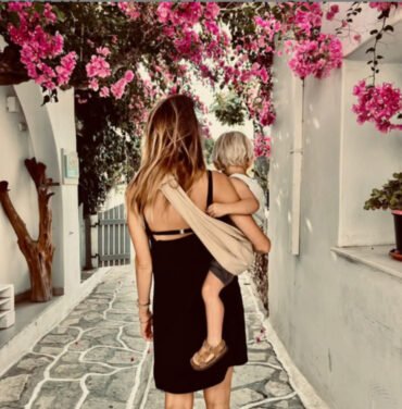 WILDRIDE. Μάρσιπος αγκαλιάς για νήπια Beige