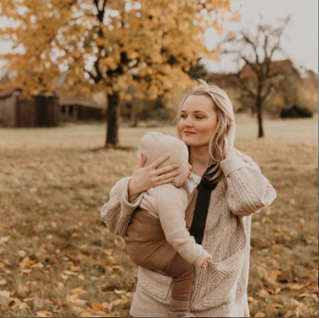 WILDRIDE. Μάρσιπος αγκαλιάς για νήπια Camel Linen - Image 2