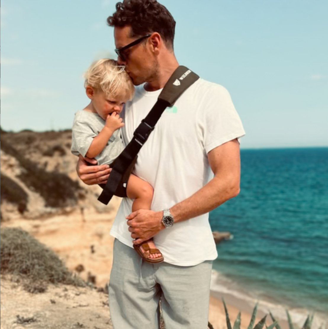 Μάρσιπος αγκαλιάς για νήπια Army Green WILDRIDE - Image 2