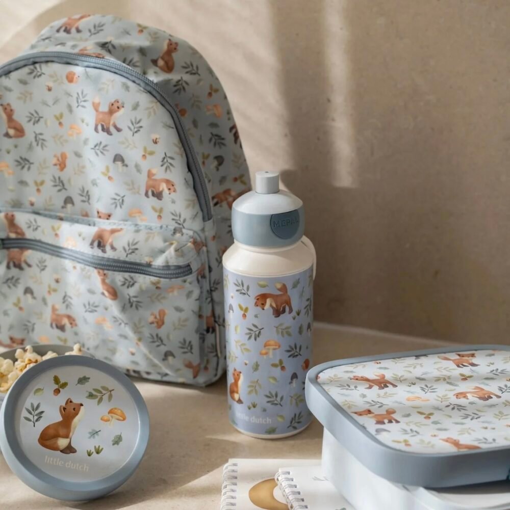 Μπουκάλι Με Pop-Up Στόμιο Forest Friends 400ml Little Dutch