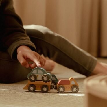 Σετ ξύλινων οχημάτων παιχνιδιού FSC Little Dutch