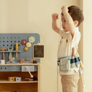 Ζώνη μαστοράκου με ξύλινα εργαλεία FSC Little Dutch