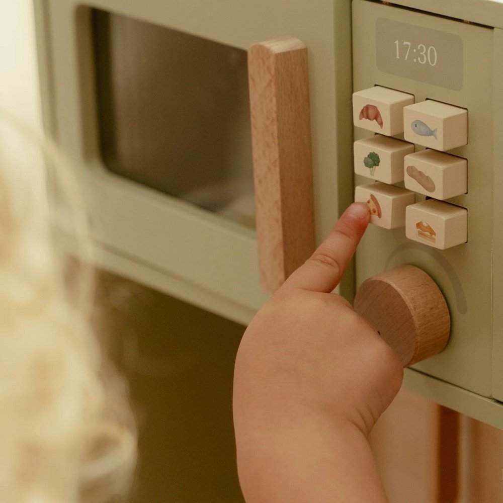 Ξύλινη Κουζίνα Με Αξεσουάρ Παιχνιδιού Μέντα FSC Little Dutch