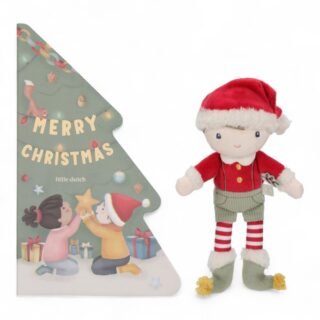 Χριστουγεννιάτικο σετ δώρου με βιβλίο και κουκλάκι Jim Little Dutch