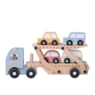 Ξύλινο φορτηγό με αυτοκινητάκια FSC Little Dutch