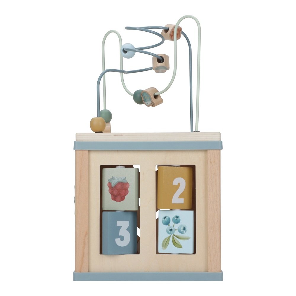 Ξύλινος κύβος δραστηριοτήτων με προγραφή Forest Friends FSC Little Dutch