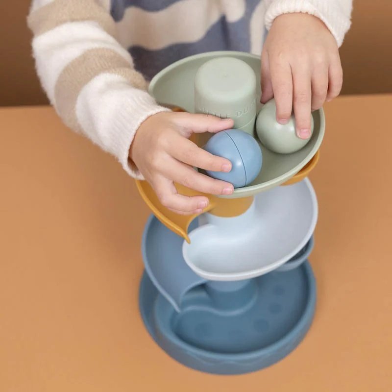 Σπειροειδής διαδρομή με μπαλάκια μπλε Little Dutch