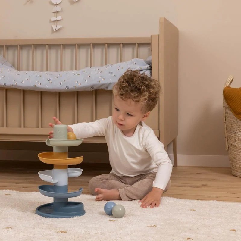 Σπειροειδής διαδρομή με μπαλάκια μπλε Little Dutch