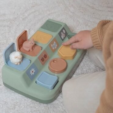 Εκπαιδευτικό παιχνίδι pop-up Ζωάκια Little Dutch