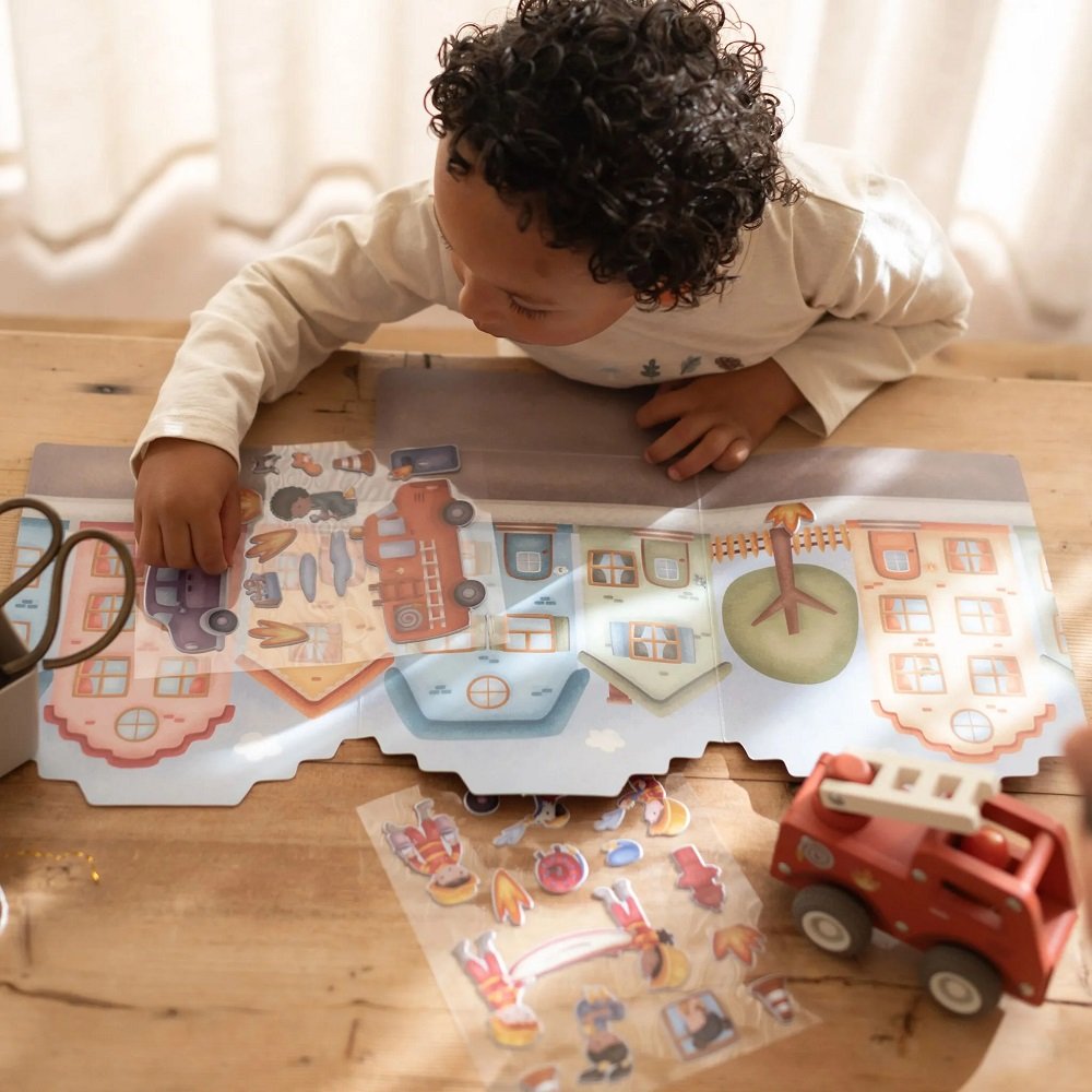 Βιβλιαράκι με αυτοκόλλητα Jim Little Dutch