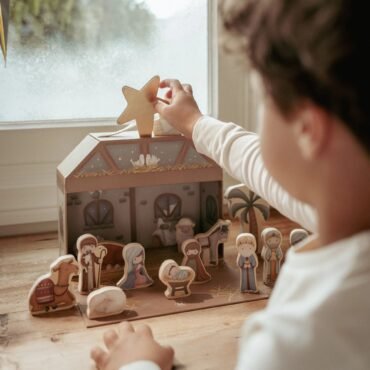 Σετ φάτνη με φιγούρες FSC Little Dutch