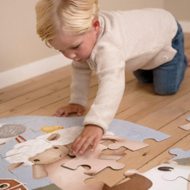 Παζλ δαπέδου 42 κομματιών Little Farm FSC Little Dutch