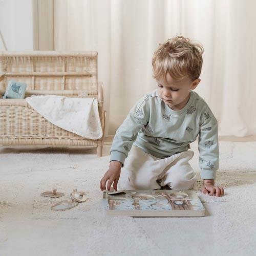 Ξύλινο παζλ με ήχους Forest Friends FSC Little Dutch - Image 2