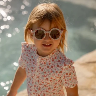 Παιδικά γυαλιά ηλίου στρογγυλά Flowers Little Dutch