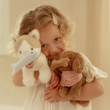 Υφασμάτινη γατούλα Marley σε καλαθούνα GRS Little Dutch