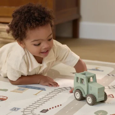 Ξύλινο παιχνίδι τρακτέρ FSC Little Dutch