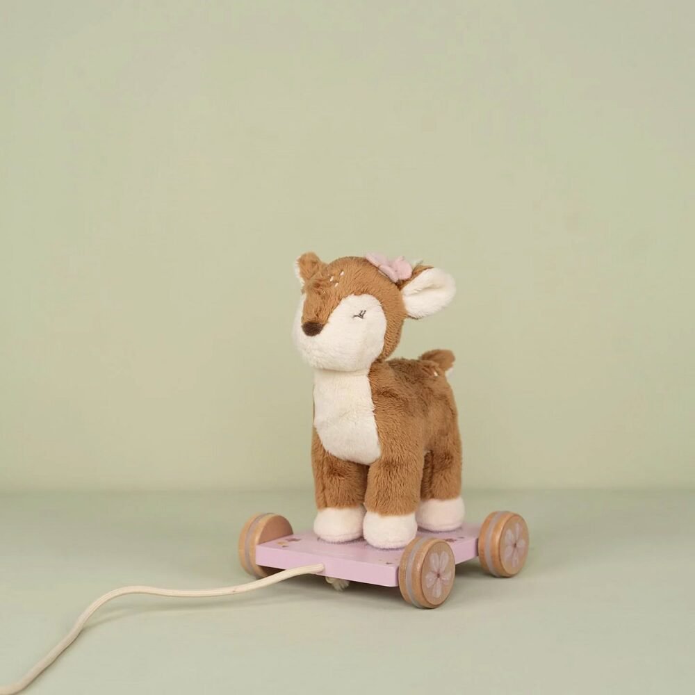 Ξύλινη τρεχαλίτσα με ελαφάκι FSC Little Dutch - Image 3