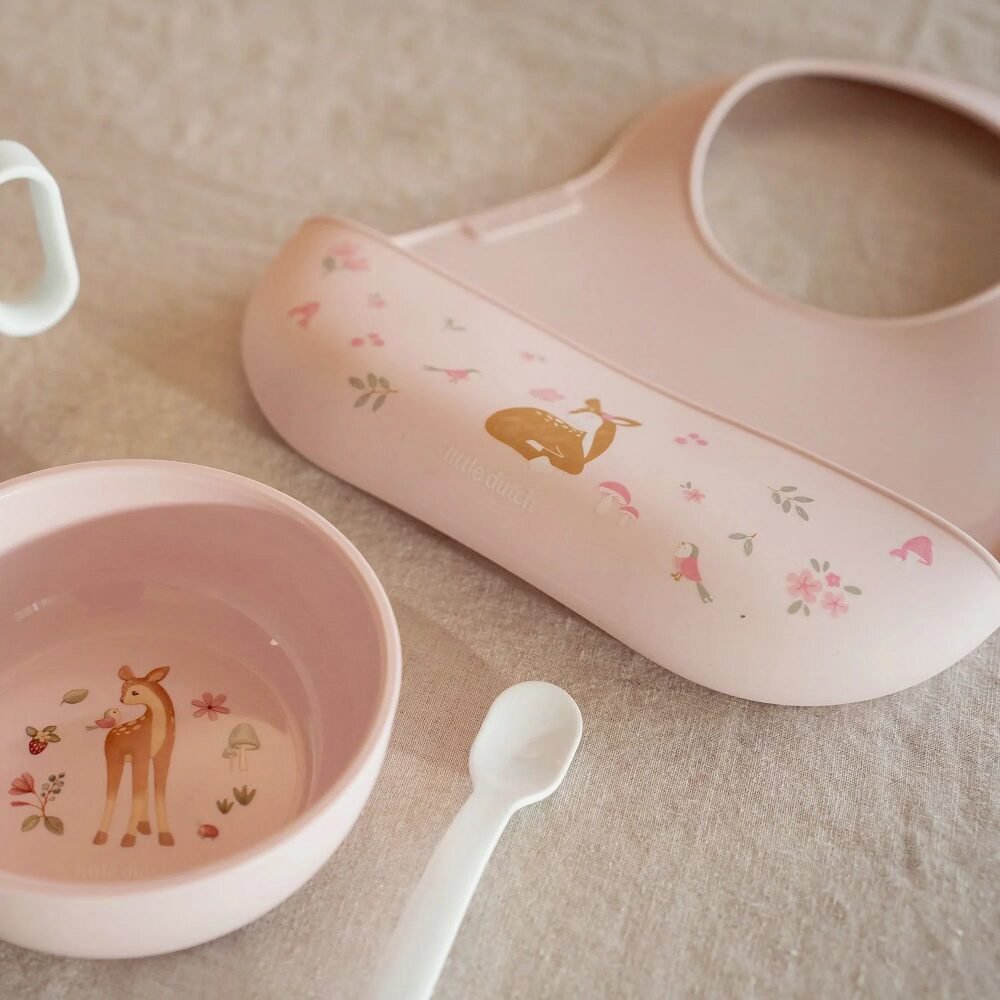 Σαλιάρα σιλικόνης Mio Fairy Garden Little Dutch - Image 3