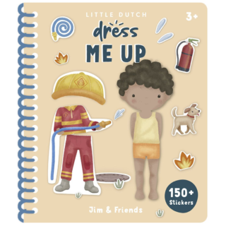 Βιβλιαράκι Dress me up Jim & Friends Little Dutch