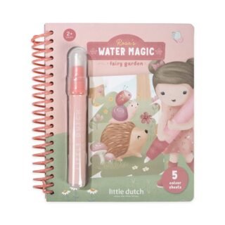 Βιβλίο ζωγραφικής Water reveal Rosa Fairy Garden Little Dutch