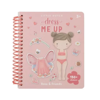 Βιβλιαράκι Dress me up Rosa & Friends Little Dutch