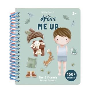 Βιβλιαράκι Dress me up Forest Friends Little Dutch